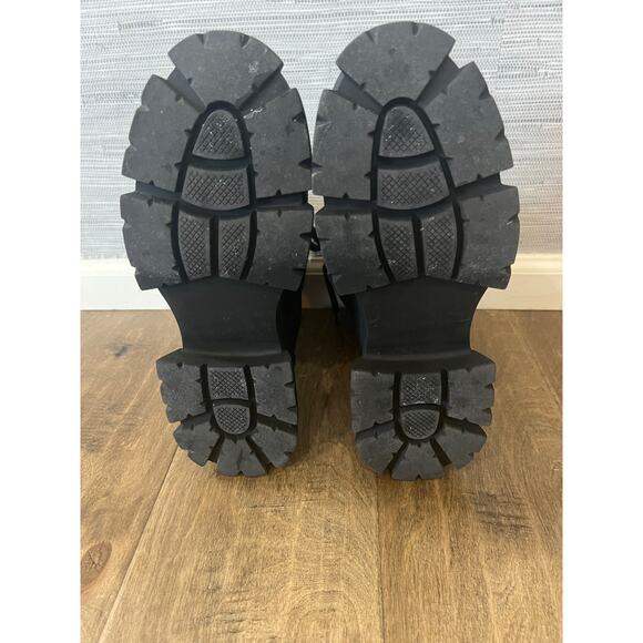 Women’s Steve Madden Trench olive and black combat boots, size 9. - Picture 6 of 7